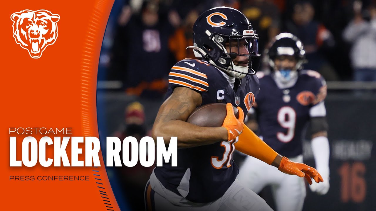 Bears postgame locker room | 2025 Week 18
