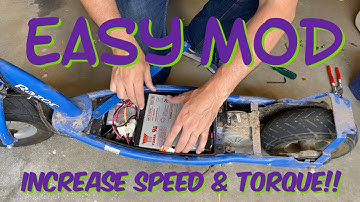 Razor E200 E300 Speed Controller Hack for More Speed and Power