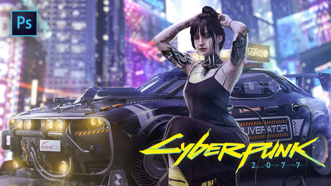 Cyberpunk Girl wallpaper by Khaled_Noor - Download on ZEDGE™