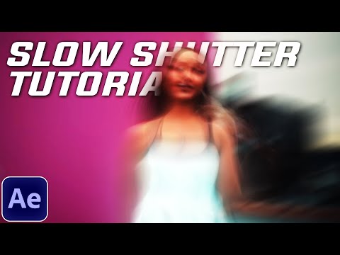 How To Make A Slow Shutter Effect In After Effects (NO PLUGINS)