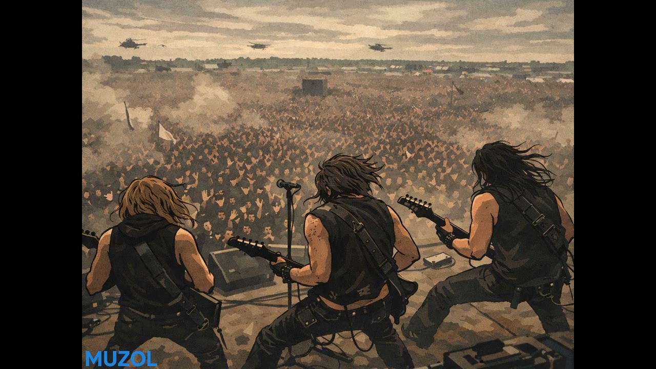 Muzol-No Control | Heavy Rock Instrumental • Live Crowd Energy