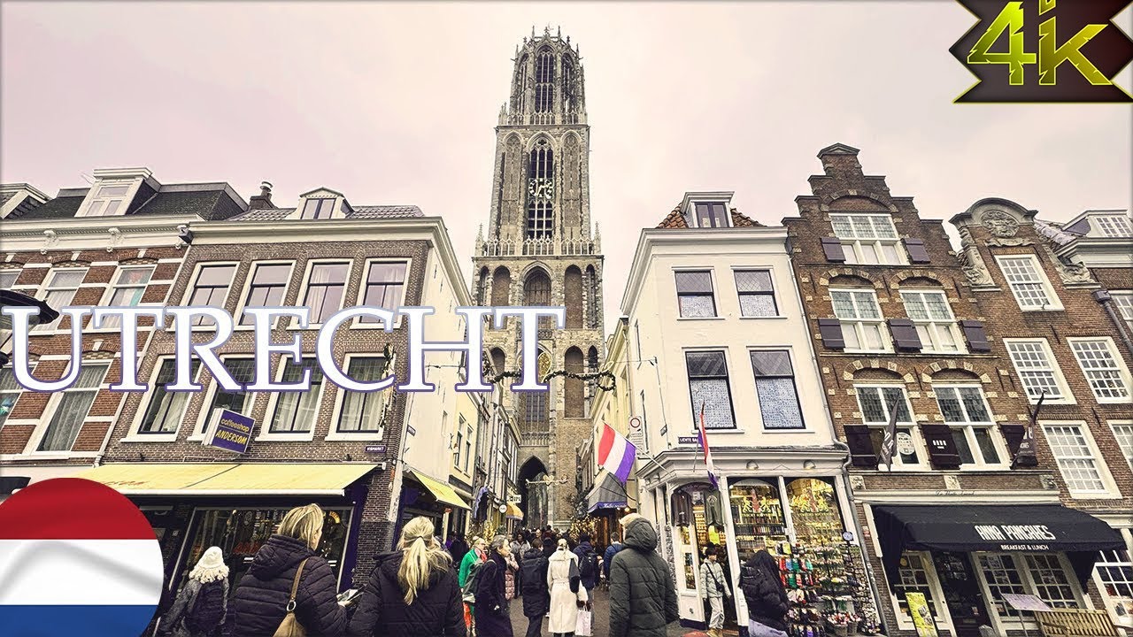 Utrecht Walking Tour 4K - Netherlands City Walk 2025