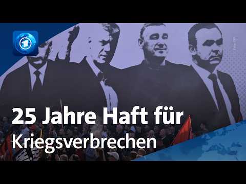 Willkürliche Verhaftungen, Folter und Mord: Kosovos Ex-Präsident Thaçi zu 25 Jahren Haft verurteilt