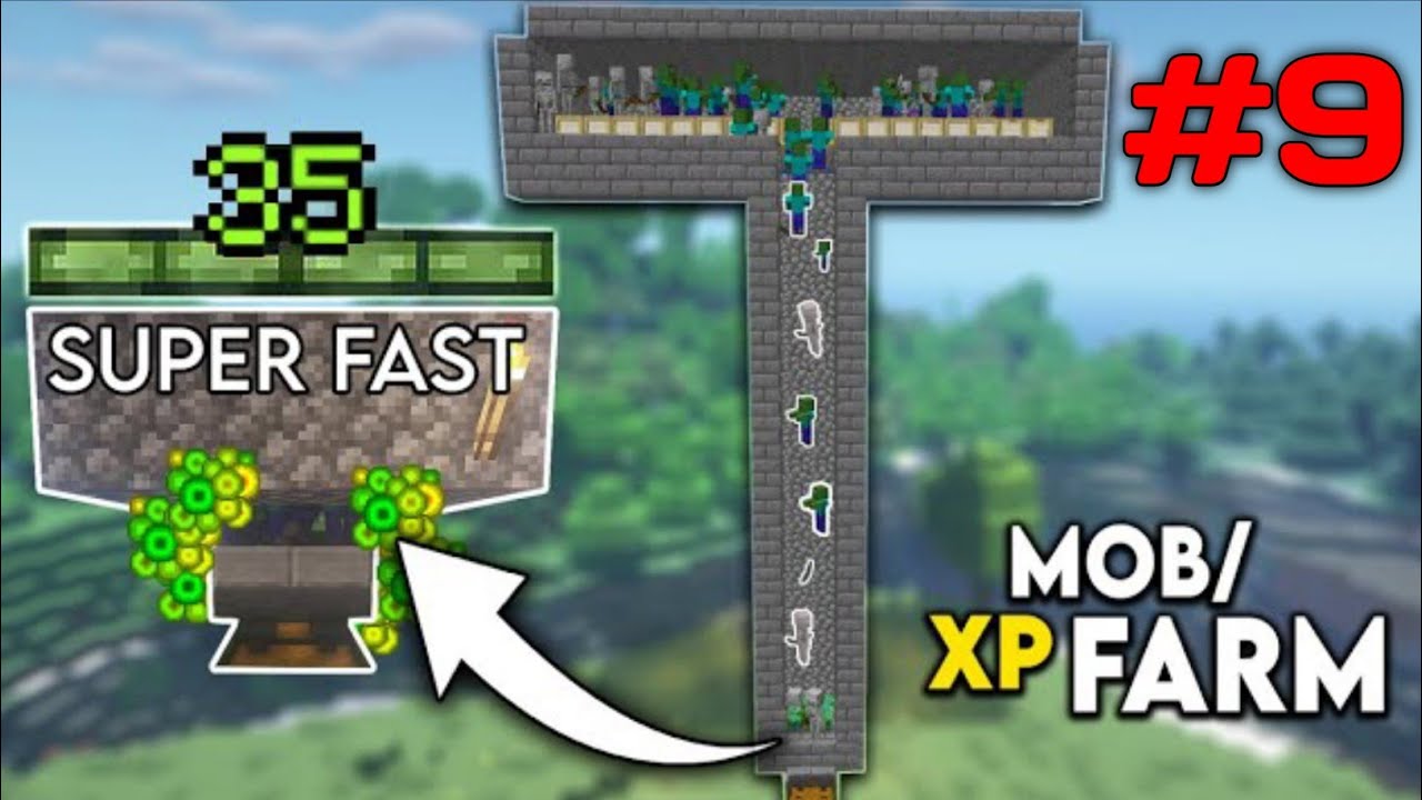 First Time Make A Exp Farm In Minecraft (HINDI) Day 9 - YouTube