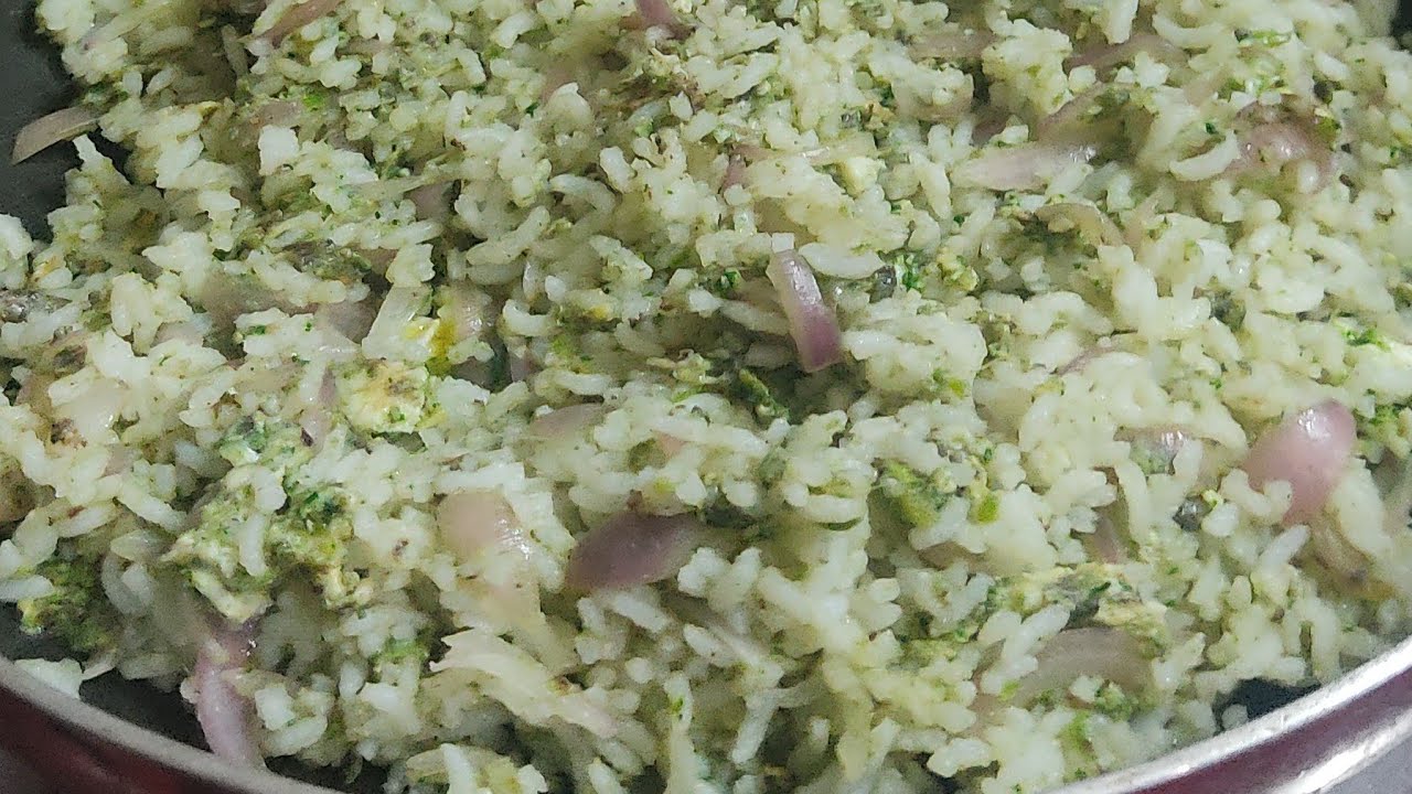 Coriander Egg Fried Rice seithu sappidalama 