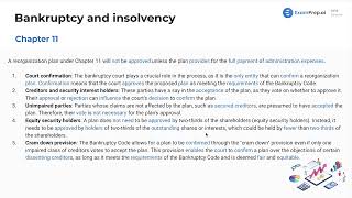 Chapter 11 Bankruptcy [CPA Prep]