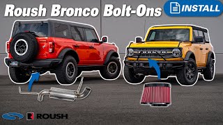 2.3L & 2.7L Broncos Get Roush Upgrades | Cold Air Intake & AxleBack Install & Dyno