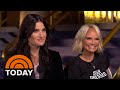 Idina menzel and kristin chenoweth reminisce about wicked  today