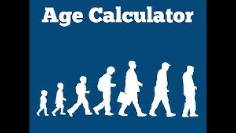 How To Make Android Age Calculator App In Android Studio 1