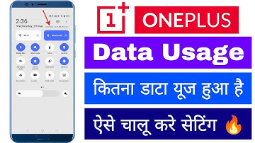OnePlus Data Usage Notification Status Bar Me Kaise Chalu Kare Data Mb Ko Uper Kese Lagaye On Kare