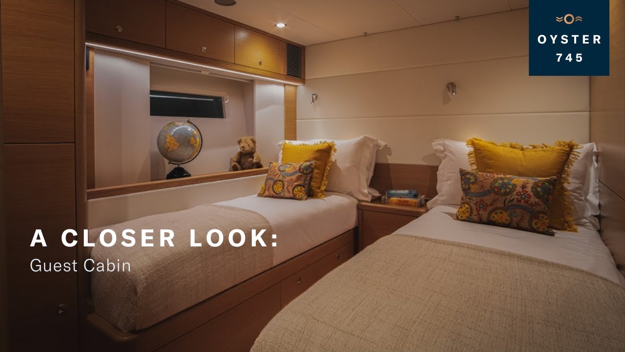 A Closer Look: Oyster 745 Guest Cabin | Oyster Yachts
