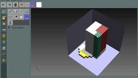 Goxel editor tour 09: Extrude