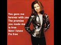 Nikki leonti   what you did for me  lyrics