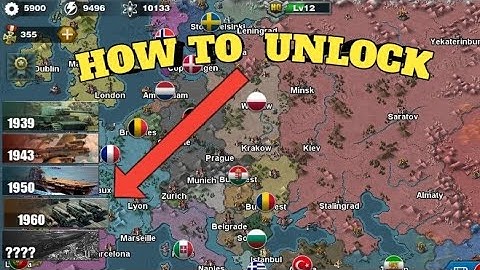 World conqueror 3 how to unlock all year