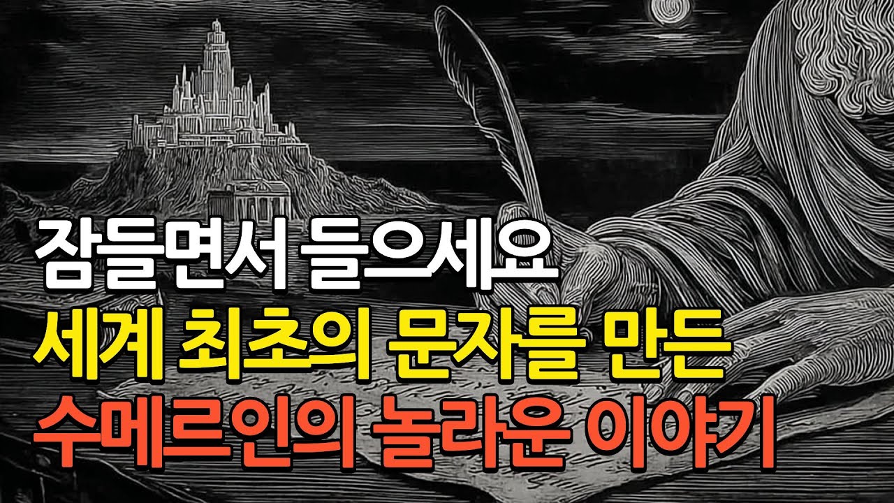 🌙 잠들며 듣는 이야기 | 수메르인은 어떻게 최초의 문자를 발명했나 #수면다큐