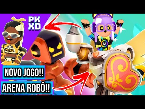PK XD | BATALHA DE MECAS! NOVO MINIGAME ARENA ROBÔ E MUITO MAIS