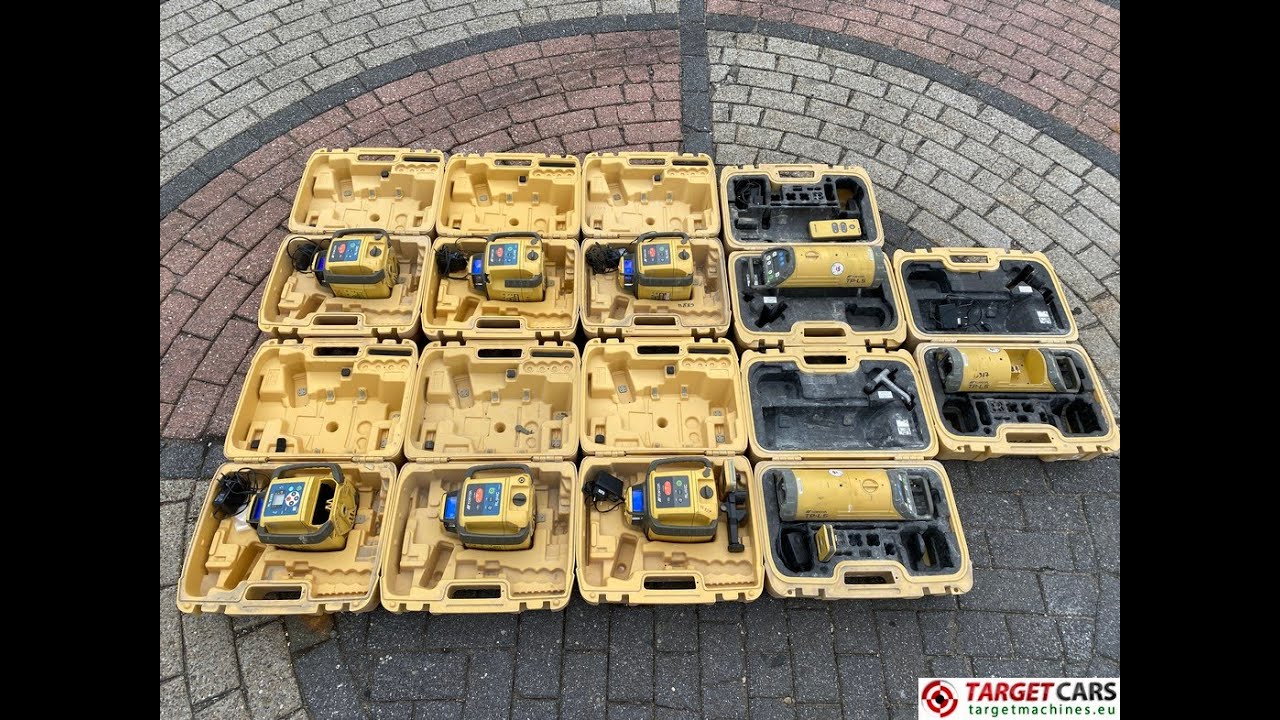 780103 LOT OF 9PCS TOPCON CONSTRUCTION LASERS USED RL-SV2S RL-H4C TP-L5 USED