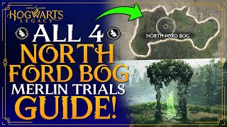 Hogwarts Legacy - All 4 North Ford Bog Merlin Trials Guide - (BEST GUIDE) Details