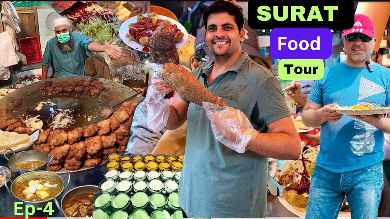 Surat street food | Ratalu Poori | Tadke wala Khaman | Jalaram Khaman  | Arabi leaf Patra |