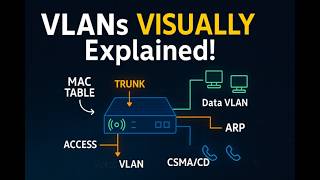 VLAN Overview |  VOIP, MAC Address Table, ARP, NDP, and CSMA/CD Explained