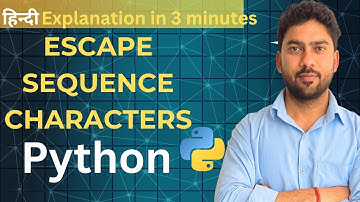 Escape Sequence Characters in Python | \n, \t, \r, \b, \ Examples