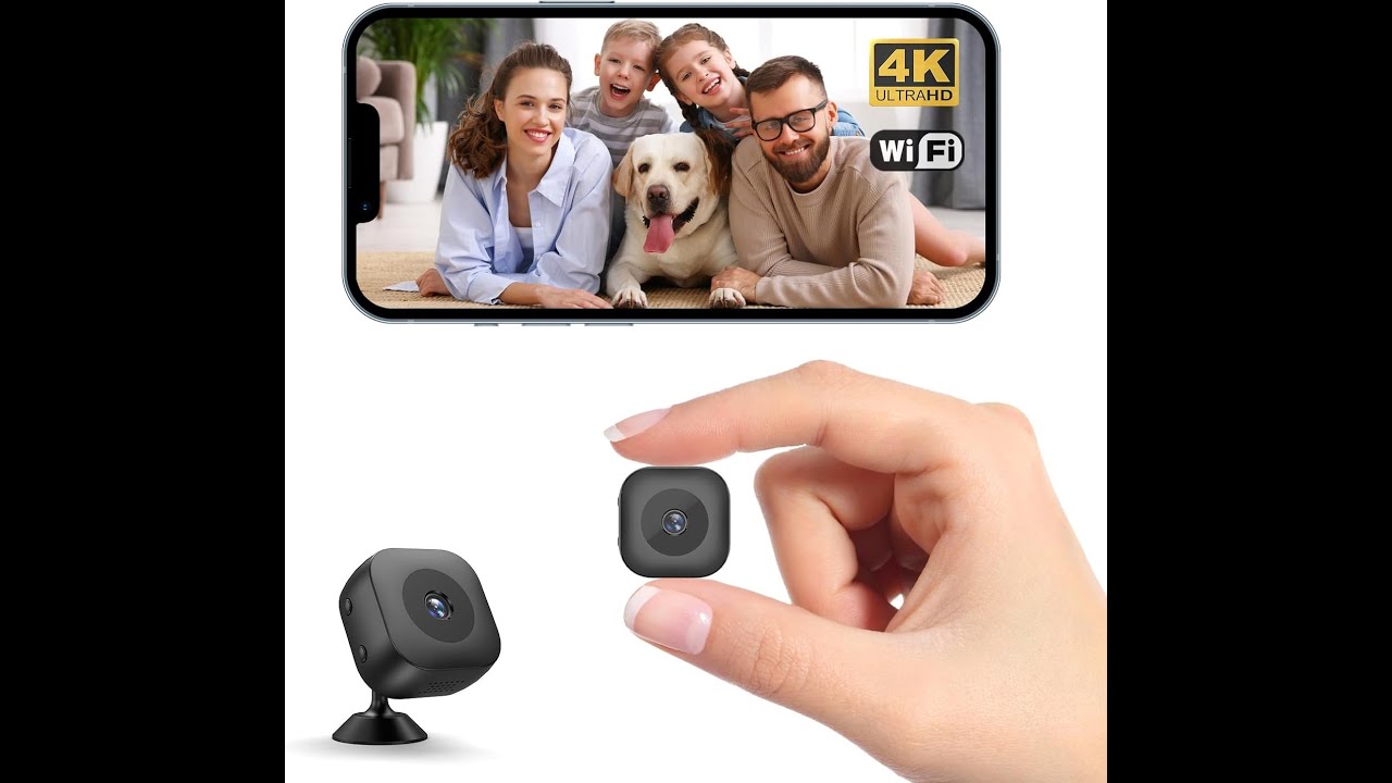 Security Camera,4K WiFi Mini Wireless Camera,Real-Time Monitoring - YouTube