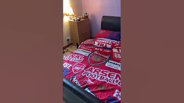 Fresh Arsenal Duvet And Clean Bedroom Slow Mo Video 31 01 23 