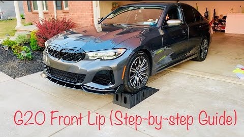 BMW M340i (G20) Front Lip Install (Step-by-Step Guide)