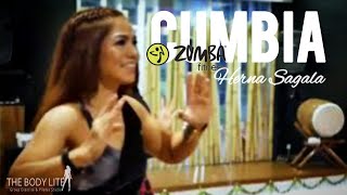 Cumbia De La Gaita (Cumbia - Zin 70) Zumba Fitness with Herna Sagala