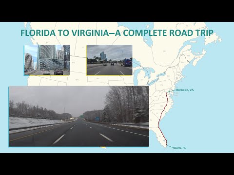 Miami, FL to Herndon, VA: A Complete Winter Road Trip