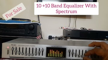 (Sold)Teac Eqa 10 mkII Stereo Graphic Equalizer/For Sale/Infinity Audio/Contact 9443370602