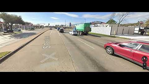 houston garbage truck on google map rolloff garbage truck pt1