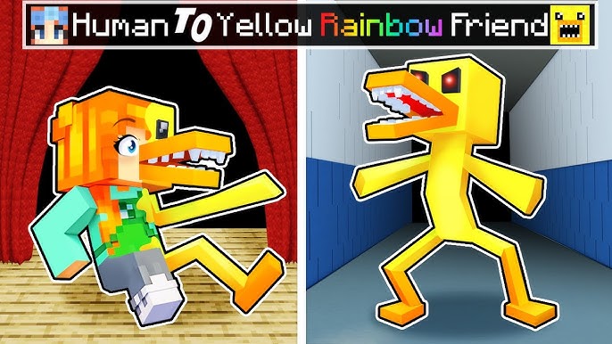 yellow rainbow friends Minecraft Mob Skin