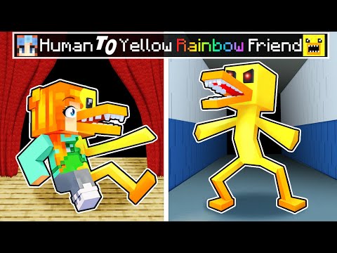 YELLOW RAINBOW FRIENDS 1ST BIRTHDAY! (Minecraft) 