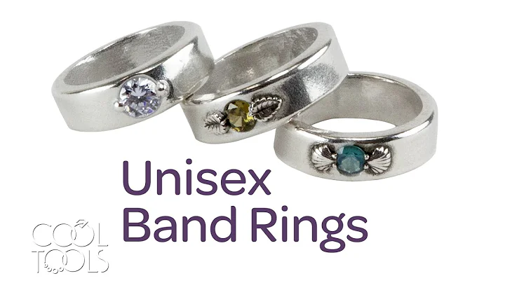 Cool Tools | Unisex Band Rings with Sterling Silve...