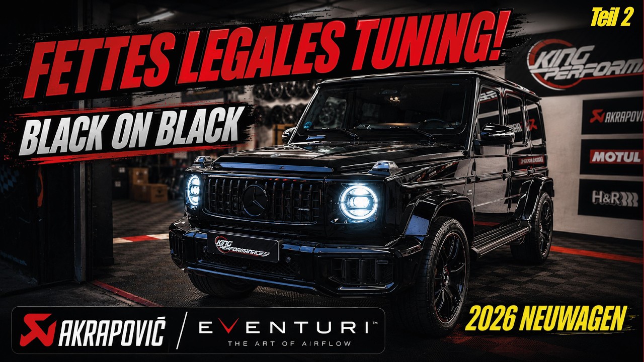 EVENTURI Carbon Ansaugung + AKRAPOVIC EVOLUTION Abgasanlage TITAN passend für MERCEDES G63 AMG W465A