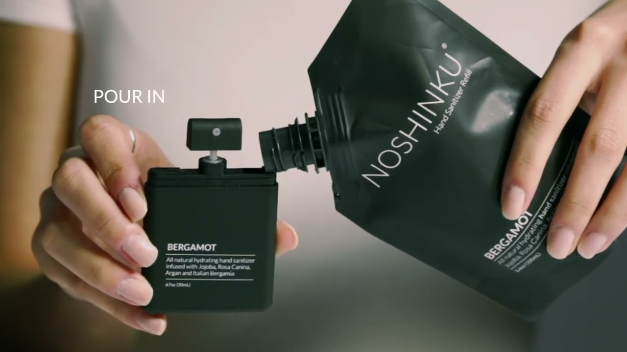 Preview of Noshinku Pocket Sanitizer Refill Video