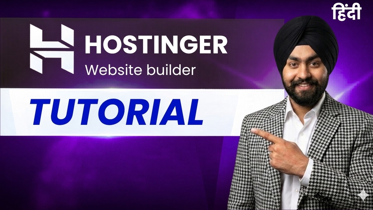 How to Create a Website Easily Using Hostinger AI Website Builder - YouTube