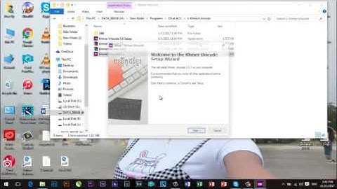 How to setup Khmer Unicode 2.0.1
