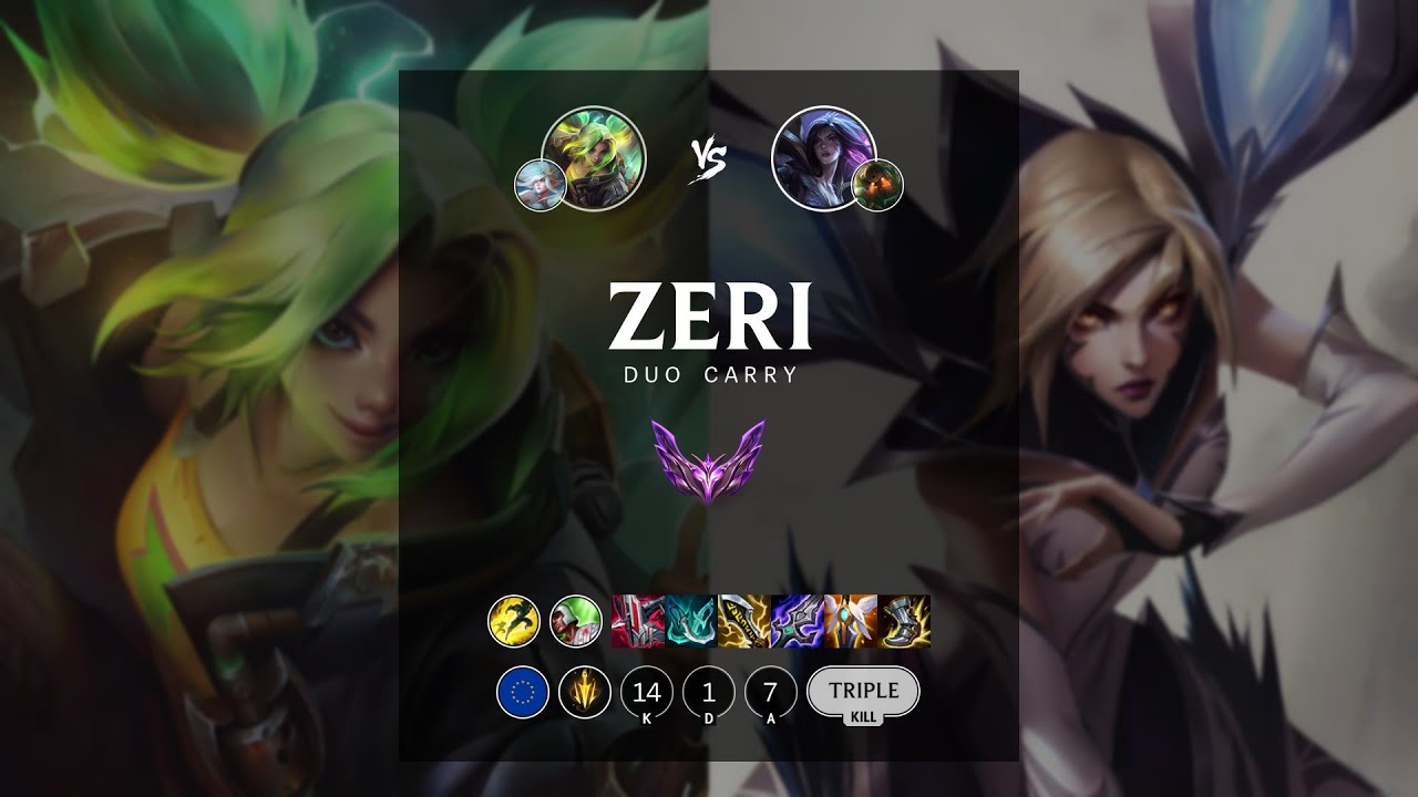 Zeri ADC vs Kai'Sa - EUW Master Patch 12.10