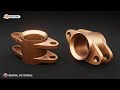 Cylindrical Flange Support 3D || Hard Surface || Subdivision || Product Modelling in blender