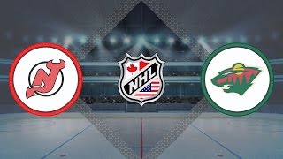 Обзор матча Нью-Джерси - Миннесота / DEVILS VS WILD JANUARY 17, 2017 HIGHLIGHTS