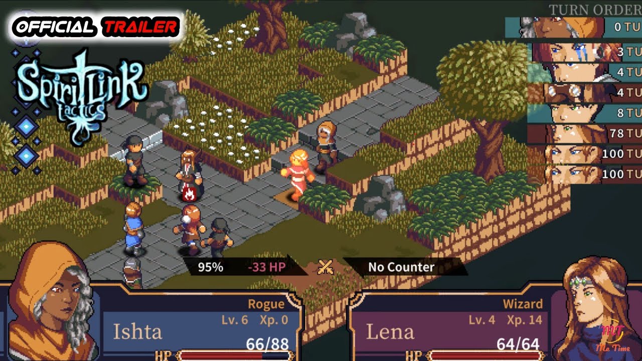 Spiritlink Tactics Official Trailer New PC I Steam RPG Games 2nd Trailer YouTube