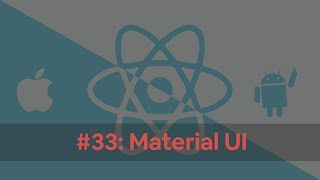 React Native Tutorial 33: Material UI in React Native