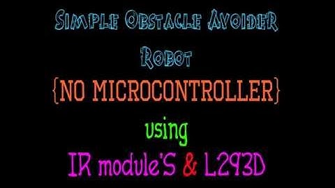 Obstacle Avoiding Robot without microcontroller