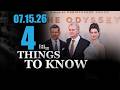 Trump Backs ICE, Todd Blanche Testifies, World Cup, The Odyssey