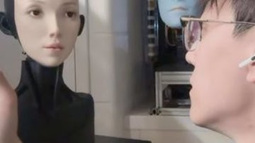 你终于醒了，这是你来到我们世界的入口 #抖音作者把ai机器人玩出花了 #ai新星计划 #机器人 #人工智能音樂