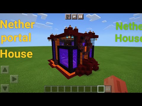 Nether portal house | Nether house.