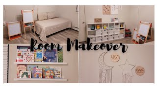 Boys Minimalist Bedroom Makeover | Ikea Utaker Bed