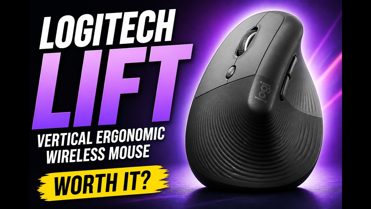 Logitech Lift Software Logitech Lift - Vertical Ergonomic Wireless Mouse - Does It Live Up to ...